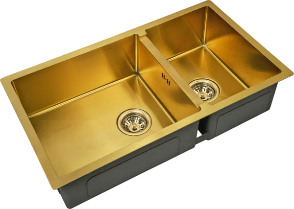 Мойка кухонная Zorg Inox PVD SZR-78-2-44 bronze Sancos — Оригинал