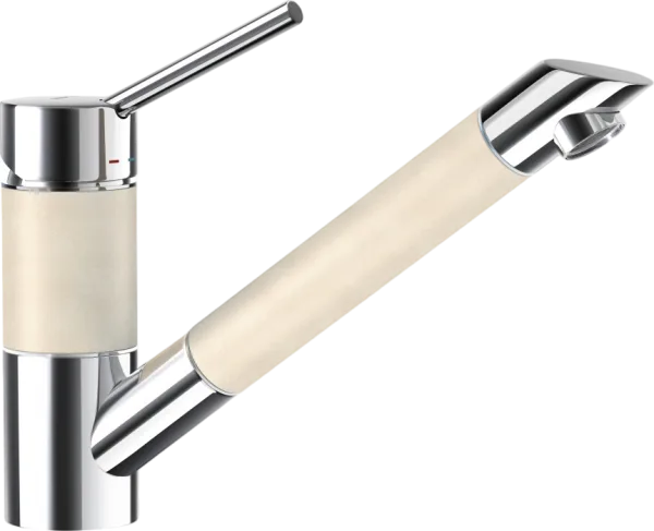 Смеситель для кухни Schock Cristalite SC-200-D выдвижной излив, эверест Sancos — Оригинал
