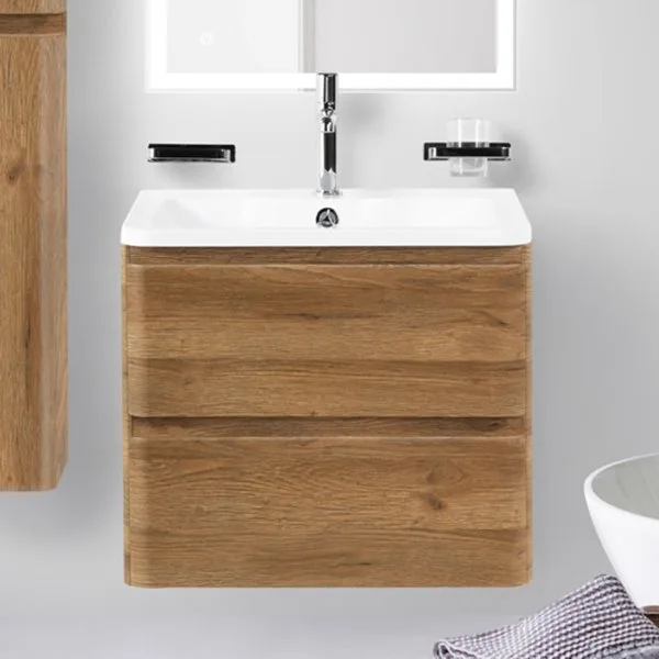 Тумба под раковину без столешницы BelBagno Albano 70 подвесная, rovere rustico Sancos — Оригинал