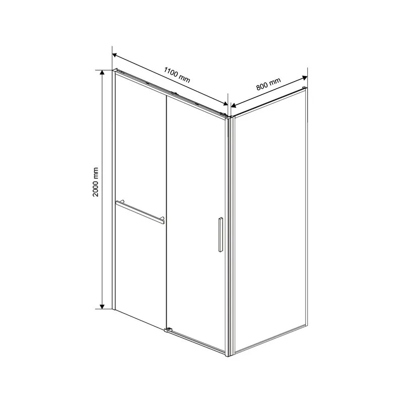 Душевой уголок Vincea Slim Soft VSR-1SS8011CLG 110х80, профиль брашированное золото, стекло прозрачн Sancos — официальный сайт