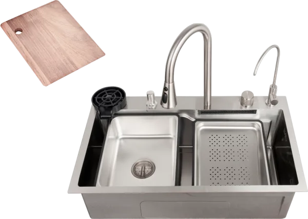 Многофункциональная мойка для кухни Zorg ZM 7546 нержавеющая сталь Sancos — Оригинал