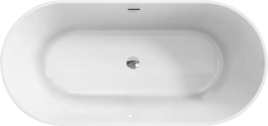 Акриловая ванна BelBagno BB705-1700-800 170x80 см, отдельностоящая, белая, овальная, на ножках Sancos — официальный сайт