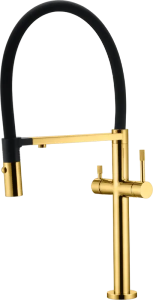 Смеситель для кухни Boheme Uno 115-G gold Sancos — Оригинал