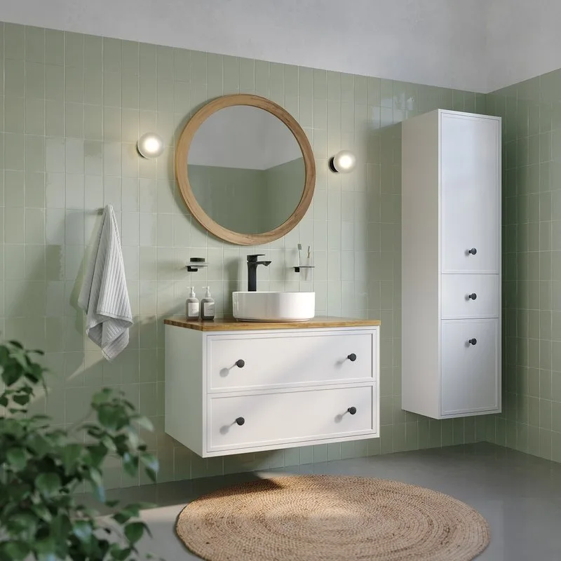 Столешница в ванную под раковину IDDIS Optima Home 60 натуральный дуб Sancos — официальный сайт