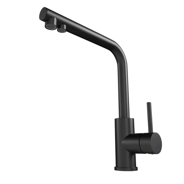 Смеситель для кухни Emar Steel ЕСВ 7015 Black Sancos — Оригинал
