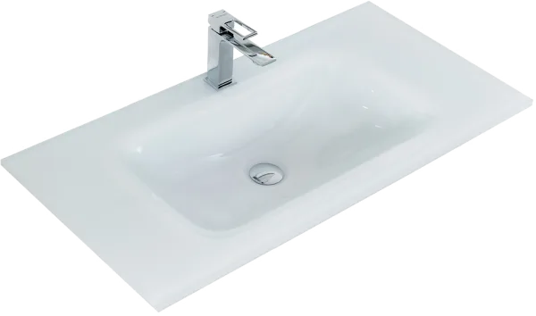 Мебельная раковина BelBagno BB1010/465-LV-VTR-BL белая Sancos — Оригинал