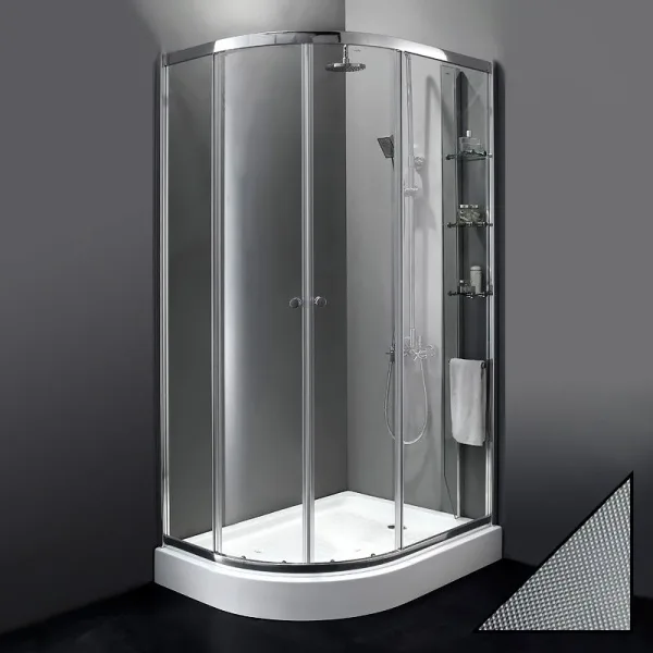 Душевой уголок Cezares Anima ANIMA-W-RH-2-120/100-P-Cr-R Sancos — Оригинал