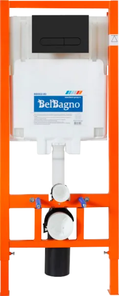Инсталляция BelBagno BB002-80 + Кнопка Prospero BB007-PR-NERO.M черный матовый Sancos — Оригинал