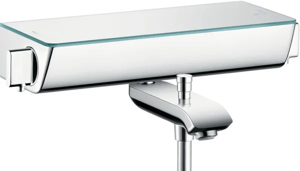 Термостатический смеситель Hansgrohe Ecostat Select 13141000, для ванны с душем Sancos — Оригинал