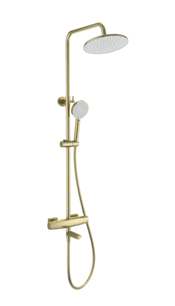 Душевая стойка Wonzon & Woghand NEO WW-B3035-A3-BG, брашированное золото Sancos — Оригинал