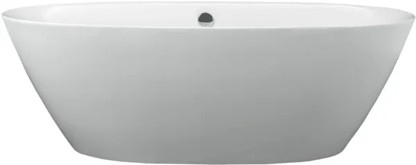 Акриловая ванна BelBagno BB68-1800 180x90 см, отдельностоящая, белая, овальная, с каркасом Sancos — Оригинал