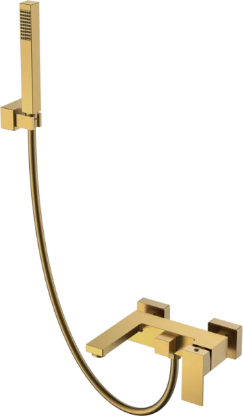 Смеситель для ванны с душем Boheme Qubic 473-BR, bronze Sancos — Оригинал