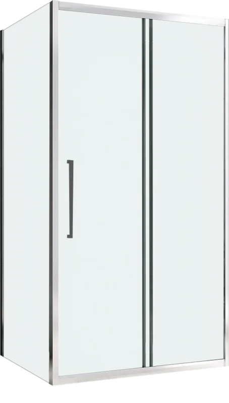 Душевой уголок Abber Schwarzer Diamant AG30150H-S70 150х70, профиль хром, стекло прозрачное Sancos — официальный сайт