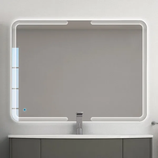 Зеркало Cezares 90х120 c LED-подсветкой touch system Sancos — Оригинал
