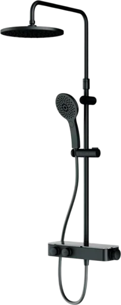 Душевая стойка AM.PM Inspire V2.0 F0750A422, с термостатом, черная Sancos — Оригинал