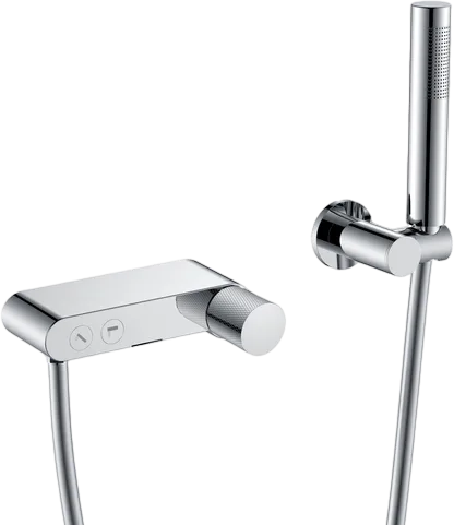 Смеситель для ванны с душем Boheme Stick 123-CRCR.2, chrome touch chrome Sancos — Оригинал