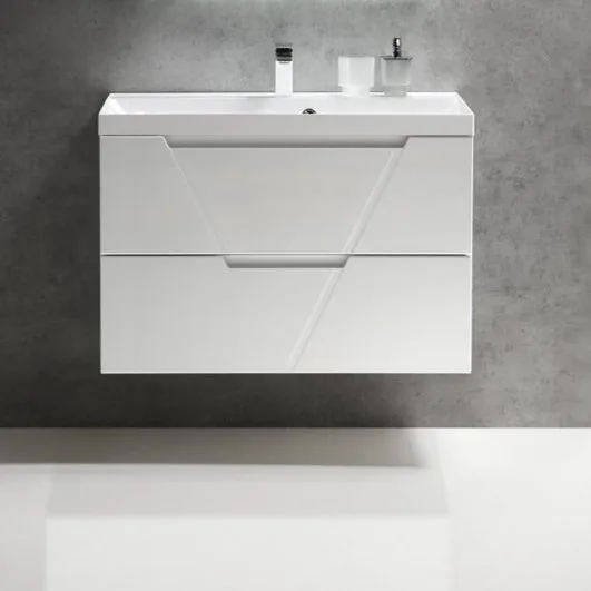 Тумба под раковину без столешницы BelBagno Vittoria 90 bianco lucido Sancos — Оригинал