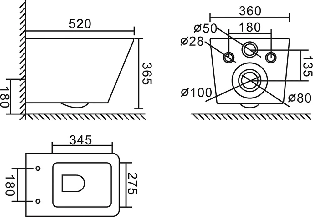 Чаша для унитаза подвесного BelBagno Ardente-C BB3202CHR-MB матовая черная Sancos — официальный сайт