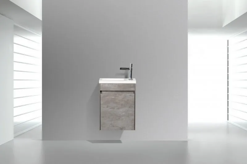 Тумба под раковину без столешницы BelBagno Pietra Mini 46 L stucco cemento Sancos — официальный сайт