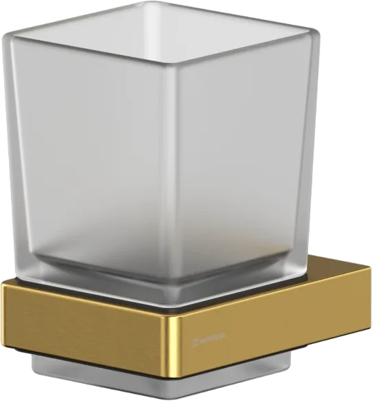 Стакан WHITECROSS Cubo CU2430GLB брашированное золото Sancos — Оригинал