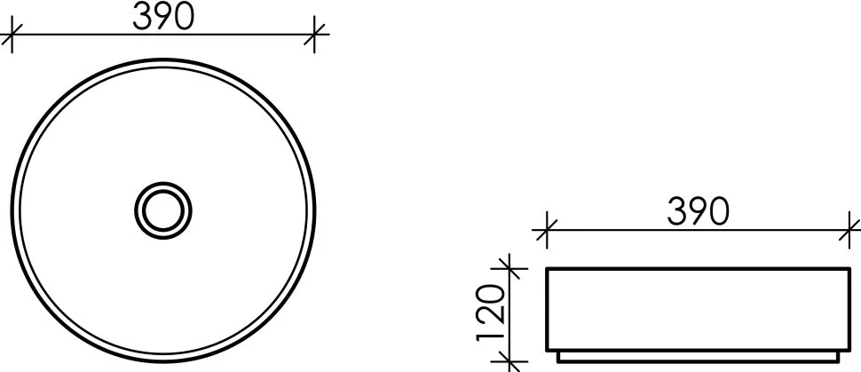 Накладная раковина Ceramicanova Element CN6022MW Sancos — официальный сайт