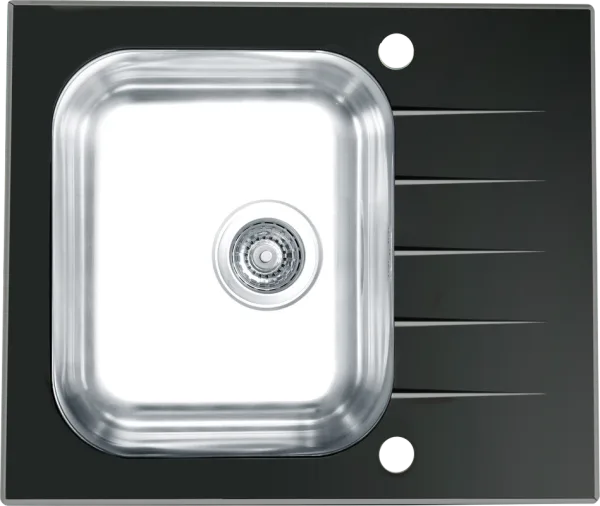Мойка кухонная Alveus Vitro 10 черная Sancos — Оригинал