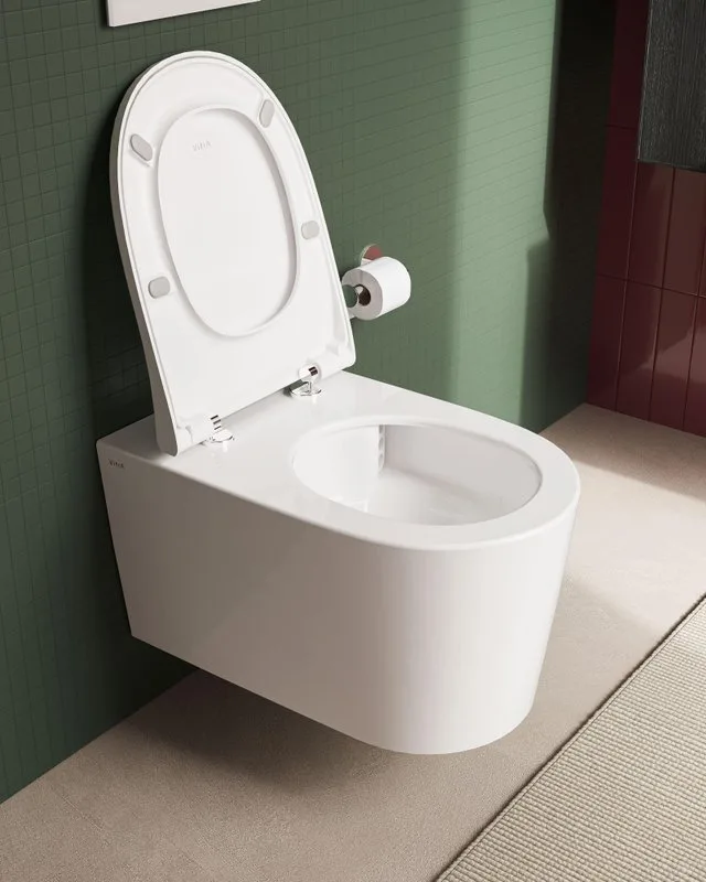 Крышка-сиденье VitrA Nest 220-003R409 с микролифтом Sancos — официальный сайт