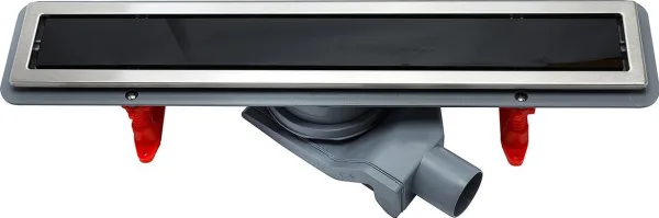 Душевой трап (лоток) Pestan Confluo Premium Line 450, черное стекло/сталь Sancos — Оригинал