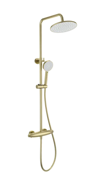 Душевая стойка Wonzon & Woghand CAPSULE WW-B3031-A-BG, брашированное золото Sancos — Оригинал