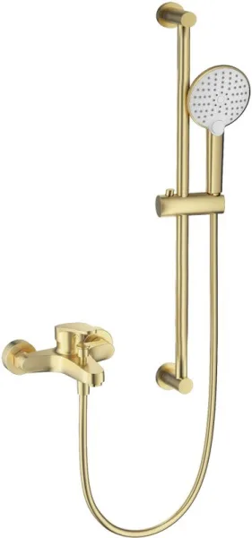 Смеситель для ванны с душем Wonzon & Woghand WW-C2501-BG, брашированное золото Sancos — Оригинал