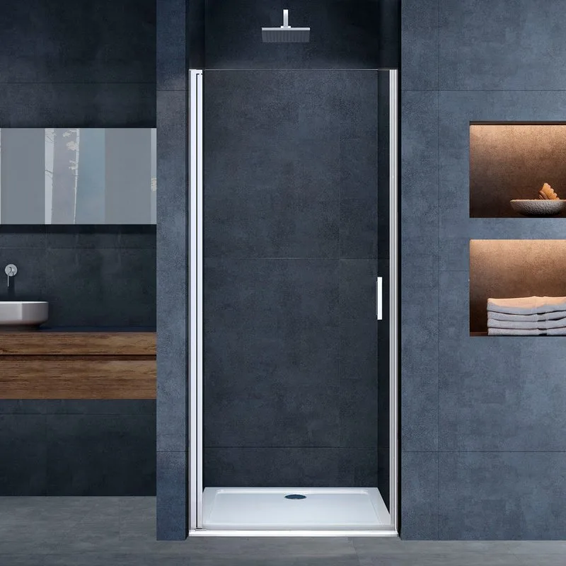 Душевая дверь в нишу Vincea Alpha VDP-3AL850CL 85 см, стекло прозрачное, хром Sancos — официальный сайт