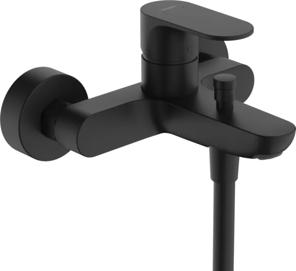 Смеситель для ванны с душем Hansgrohe Rebris S 72440670, черный матовый Sancos — Оригинал