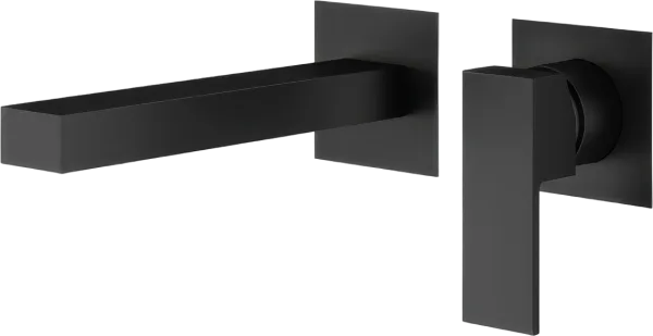 Смеситель для раковины Plumberia Selection Tag KITTG1135NO220 С ВНУТРЕННЕЙ ЧАСТЬЮ, матовый черный Sancos — Оригинал