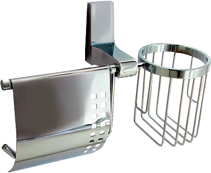 Держатель туалетной бумаги Wasserkraft Lopau K-6059 с держателем освежителя воздуха Sancos — Оригинал