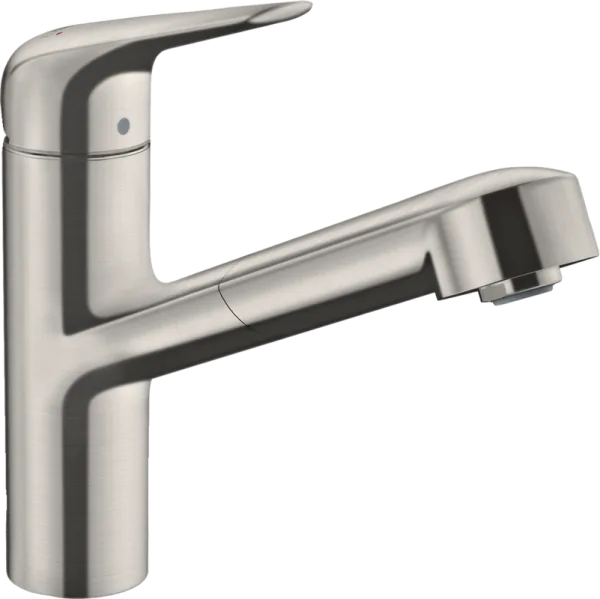 Смеситель для кухни Hansgrohe Focus M42 71829800 сталь Sancos — Оригинал