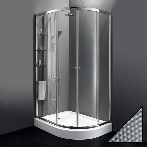 Душевой уголок Cezares Anima ANIMA-W-RH-2-120/100-P-Cr-L Sancos — Оригинал