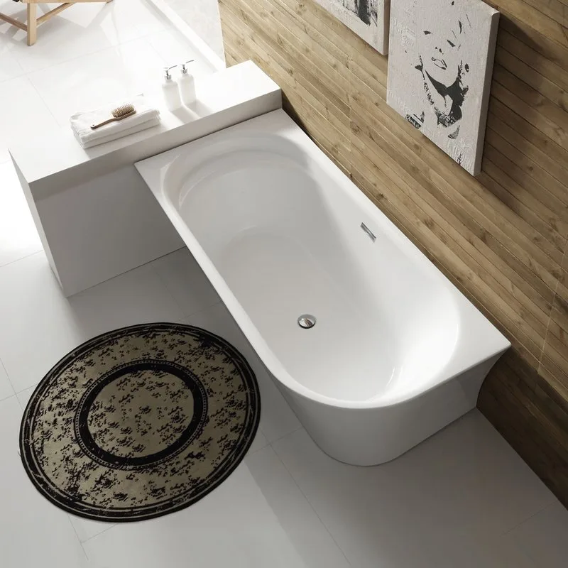 Акриловая ванна BelBagno BB410-1500-780-L без опоры 150x80 см, левая, пристенная, белая, со сливом-п Sancos — официальный сайт