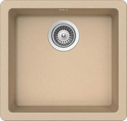 Мойка кухонная Schock Quadro 700516U 50 Cristalite лунный камень Sancos — Оригинал