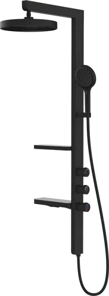Душевая стойка Vincea Inspire VSFS-3I11MB, черный Sancos — Оригинал