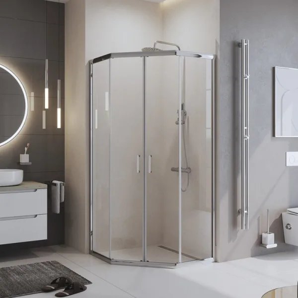 Душевой уголок BelBagno Uno -195 P 2 100 C Cr Sancos — Оригинал