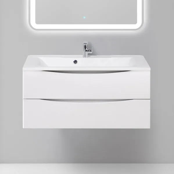 Тумба под раковину без столешницы BelBagno Marino 100 bianco opaco Sancos — Оригинал