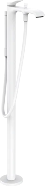 Напольный смеситель для ванны с душем Hansgrohe Vivenis 75445700, матовый белый Sancos — Оригинал