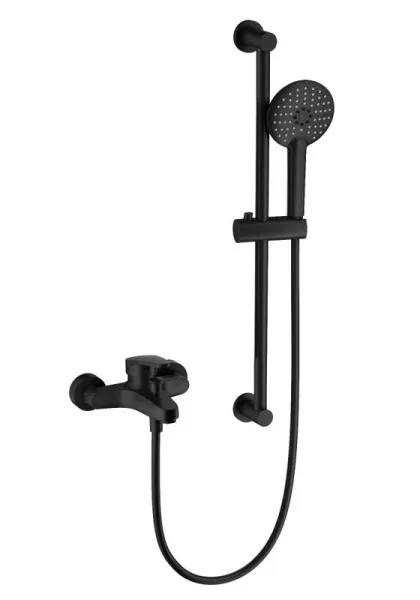 Смеситель для ванны с душем Wonzon & Woghand WW-C2501-MB, матовый черный Sancos — Оригинал
