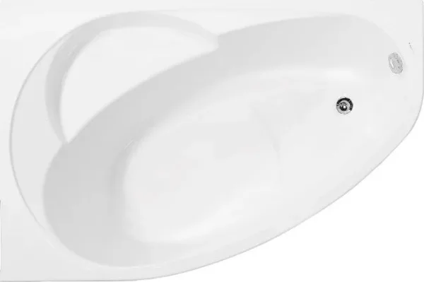 Акриловая ванна Vagnerplast Flora VPBA151FLA3LX-04 без опоры 150x100 см, угловая, левая, пристенная Sancos — Оригинал