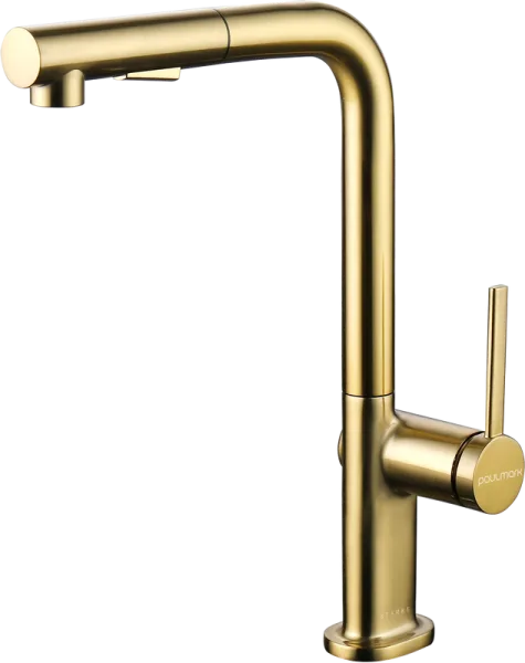 Смеситель для кухни Paulmark Neo Ne214419-BG брашированное золото Sancos — Оригинал