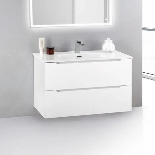 Тумба под раковину без столешницы BelBagno Etna 39 70 bianco lucido Sancos — Оригинал