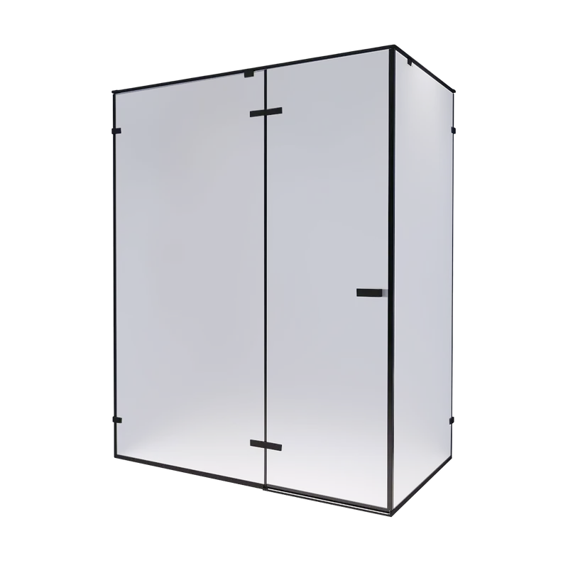 Душевой уголок RGW Stilvoll SV-040 120х80 профиль черный, стекло матовое Sancos — официальный сайт