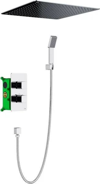 Душевой комплект Timo Petruma SX-5029/00SM, С ВНУТРЕННЕЙ ЧАСТЬЮ, с термостатом, хром Sancos — Оригинал