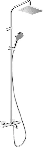 Душевая стойка Hansgrohe Vernis Shape 26284000 Showerpipe 230 1jet, с термостатом, хром Sancos — Оригинал