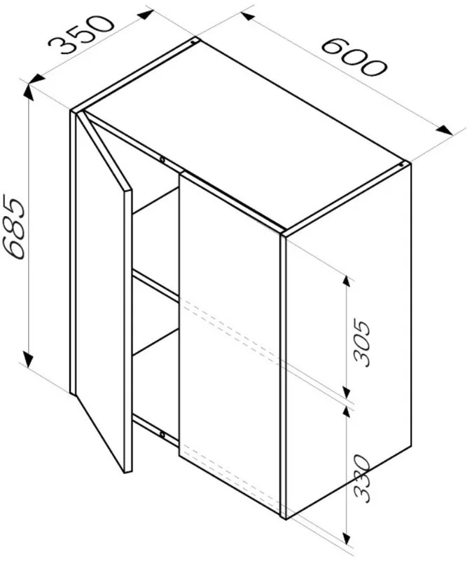 Шкаф AM.PM Func M8FCH0602WM 60х70 см, белый матовый Sancos — официальный сайт